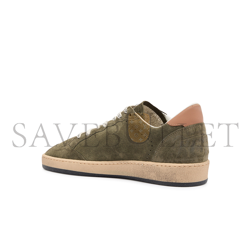 GOLDEN GOOSE BALL STAR DISTRESSED SUEDE SNEAKERS GWF00117